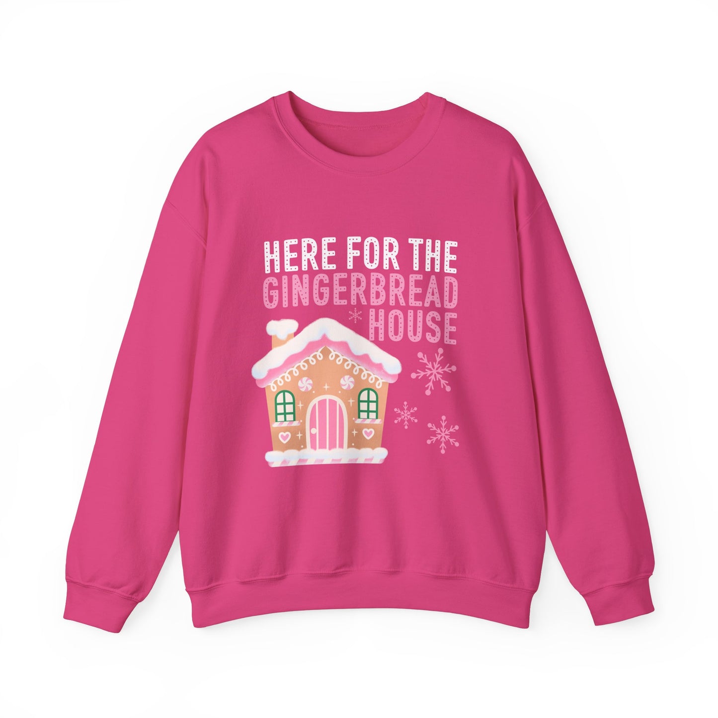 Here For The Gingerbread House Crewneck