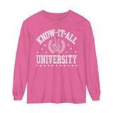 Know It All University Long Sleeve