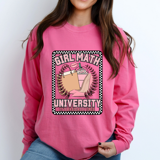 Girl Math Long Sleeve