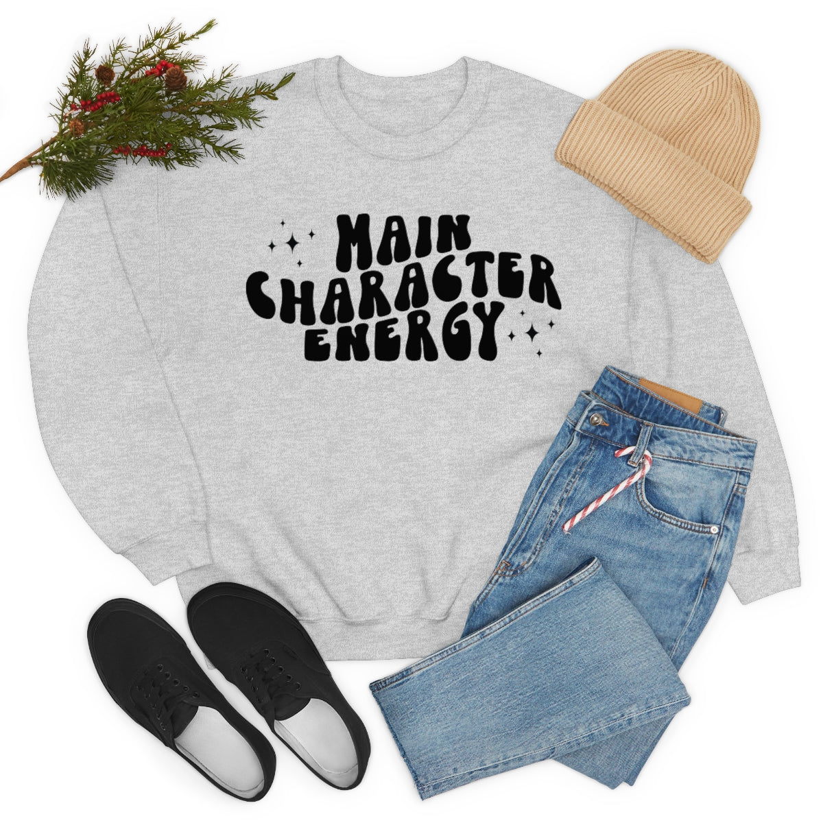 Main Character Energy Crewneck